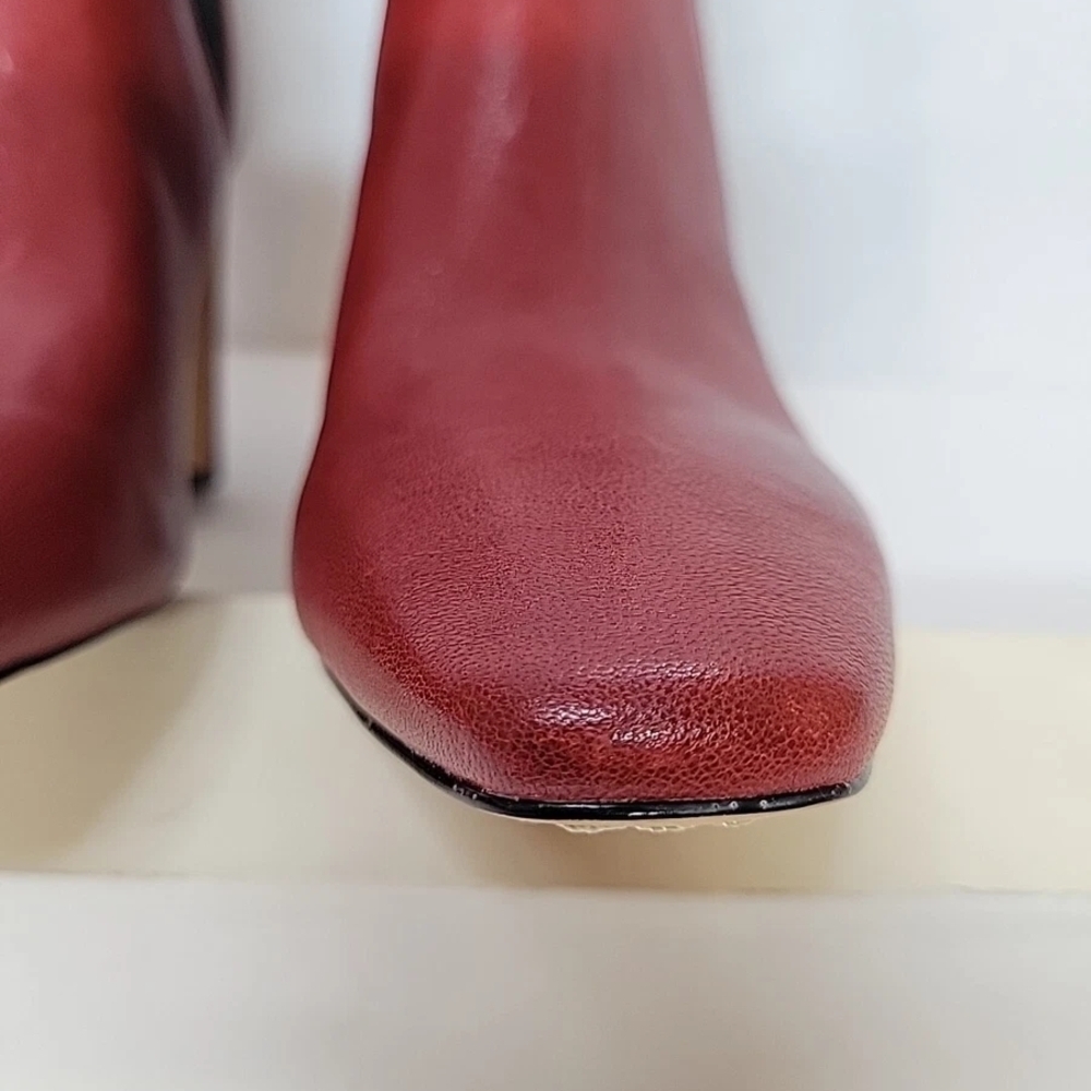 Vince Camuto Red and Black Ankle Boots - Picture 5 of 6